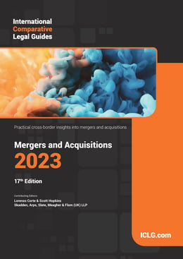 ICLG M&A 2023 BOOK COVER